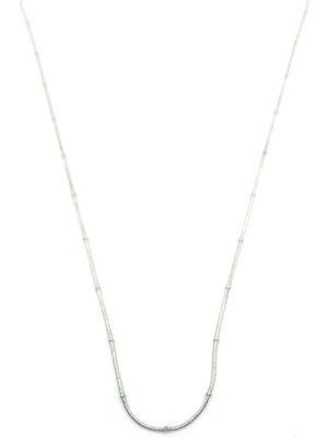 Toplu Yılan Zincir - 60CM - Gümüş