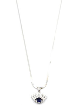 Kapamarka Göz Kolye - Gümüş