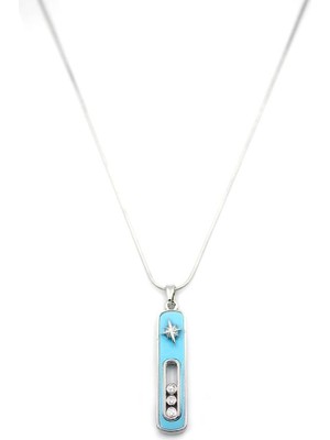 Kapamarka Kuzey Yıldızı Kolye - Gümüş