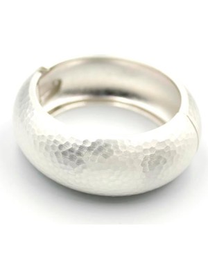 Plaka Bilezik - Gümüş