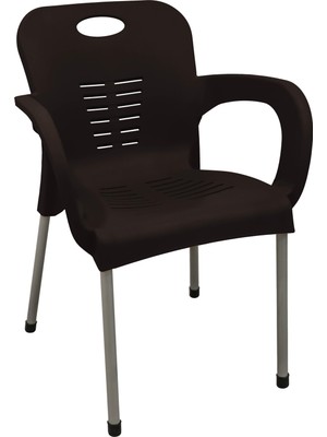 Mandella Nil Koltuk  (4 Adet) Demir Ayaklı Eko Kahverengi