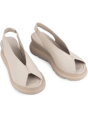 Modern Rahat Deri Yumuşak Sandalet Buz