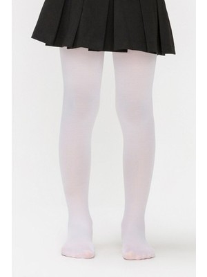 Pretty 20 Beyaz Külotlu Çorap