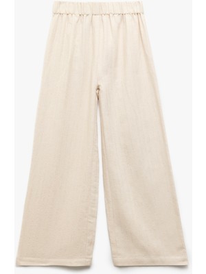 Koton Beli Lastikli Cep Detaylı Palazzo Pantolon