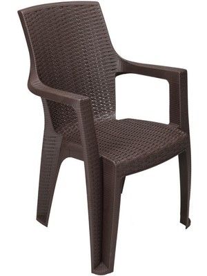 Mandella Nibras Koltuk (6 Adet) Kahverengi