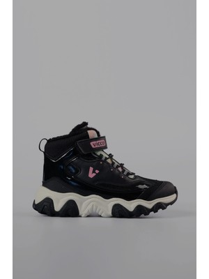 Vicco Radus Kız Çocuk Siyah Filet Phylon Bot