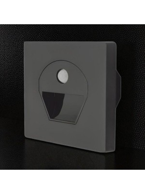 1W Sensörlü Ledli Koridor Armatürü Siyah Kasa(Beyaz)  CT-5170SB