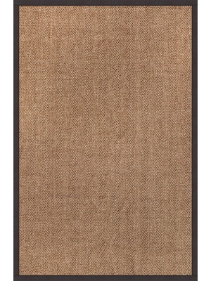 0503-ANTRASIT Kumaş Bordür Sisal Halı Kilim Hav Toz Vermez Kolay Temizlenen Hasır Kilim