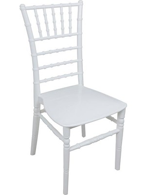 Mandella Silver Sandalye Tifany (2 adet) BEYAZ