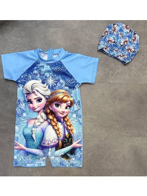 Kız Çocuk Frozen Tulum Mayo Bone Takım