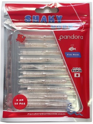 Pandora Shaky Worm 5cm 10 Adet Lrf Silikonu