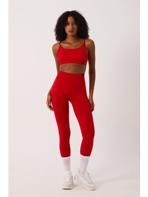 Aura Yüksek Bel Esnek ve Toparlayıcı Seamless Spor Tayt