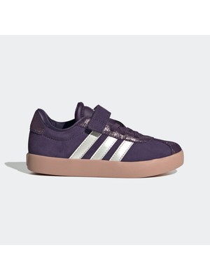 adidas VL COURT 3.0 EL C Mor Kız Çocuk Sneaker