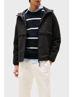 Tommy Hilfiger Regular Fit Kapüşonlu Yaka Logolu Ceket Erkek Ceket MW0MW39870 Bds