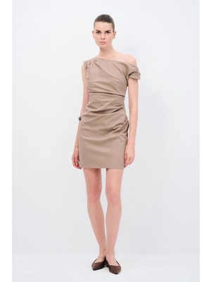 adL Tek Omuz Elbise