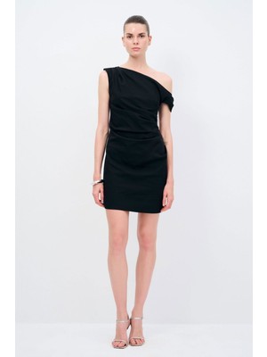 adL Tek Omuz Elbise