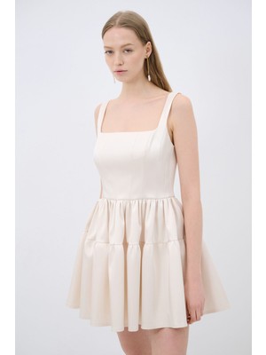 adL Askılı Mini Elbise