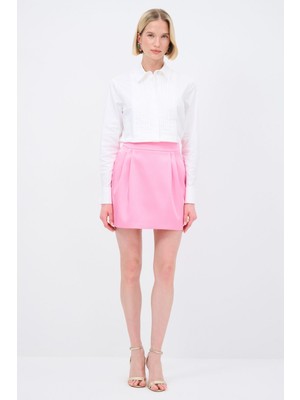 adL Mert Aslan Pileli Kemerli Tafta Etek