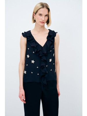 adL Mert Aslan Volanlı Bluz