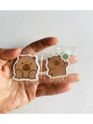 Capybara Kapibara Figür Kauçuk Silgi (2 Adet)