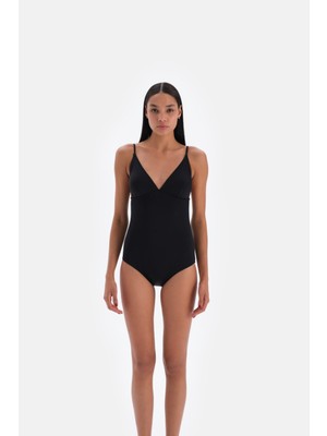 Eros Ayarlanabilir Askılı Üçgen V Yaka Toparlayıcı Kadın Yüzücü Mayo 3009