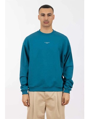 Le Sweatshirt Classique Nfpm - %100 Pamuklu, Rahat Kesim ve Ön Baskılı