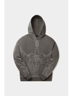 Secret Rhythm Oversized Hoodie - Şık ve Rahat Kapüşonlu Sweatshirt (Koyu Yeşil)