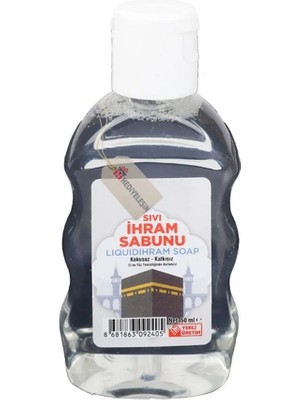Hediyeleşin Ihram Temizlik Seti, 3'lü Set, Ihram Sabunu, Ihram Şampuanı, Zeytinyağlı Katı Sabun - 1 Set