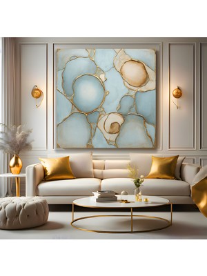 Soyut Desen Kanvas Tablo