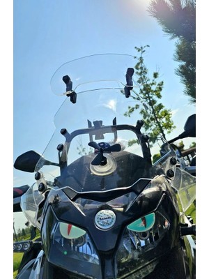 Cfmoto Uyumlu Deflektör Rüzgar Saptırıcı Siperlik Şeffaf Motor Camı Cam Uzatma Model 3