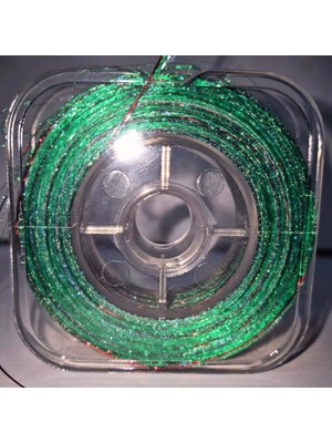 Eagenset Hazır Çapari Kombini Ultraviyole Uv Neon Koyu Yeşil - Kırmızı Makara