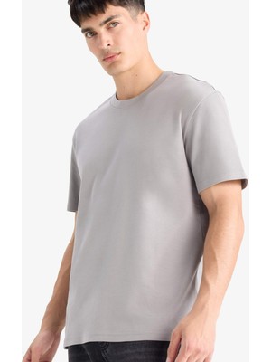 DeFacto %100 Pamuk Regular Fit Basic Tişört E7961AX25AU