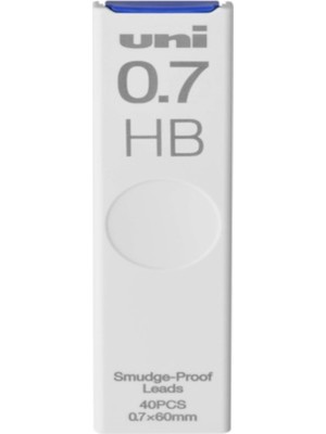 Uni Smudge Proof 0.7 Kalem Ucu Hb 40'lı