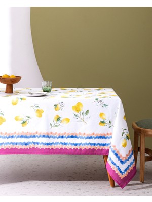 Madame Coco Limoges Masa Örtüsü - 150x150 cm - Sarı