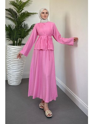 Sasha Etek Takım Şeker Pembesi