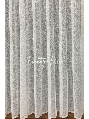 Her Odaya Uygun Lüks ve Estetik Ütü Istemez Kum Örme Modeli 1/2 Seyrek Pileli Tül Perde