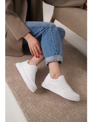 Daxors D163 Günlük Ortopedik Kadın Sneaker Spor Ayakkabı