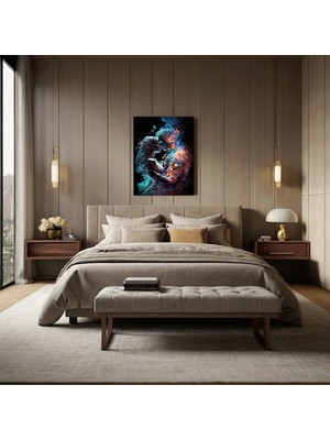 Özkacar Group Yatak Odası Kanvas Tablo 7 Ev Duvar Dekarasyon Süsü