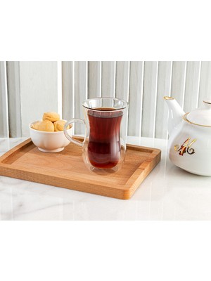 Madame Coco Benito Çift Camlı Çay Bardağı - Tekli - 200 ml