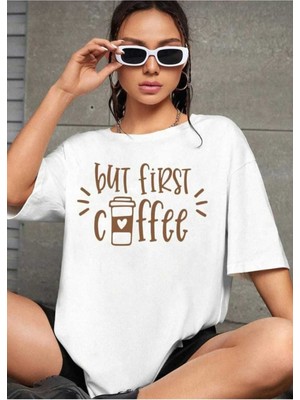 Malkoçbey Baskısız V Yaka  Oversize Unisex Basic T-Shirt