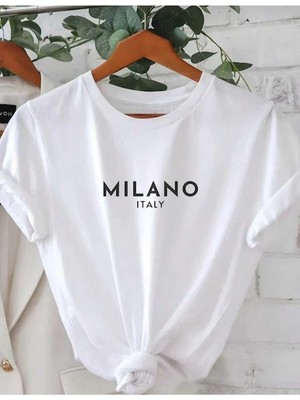 Malkoçbey Küçük Figürler Baskılı T-Shirt