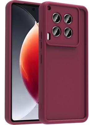 Kılıfolog Tecno Camon 30 Kılıf Kamera Korumalı Kflg Ananas Kapak - Mürdüm