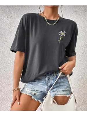 Kozia Outdoors Malkoçbey Cep Detay Baskılı Oversize Unisex Basic T-Shirt