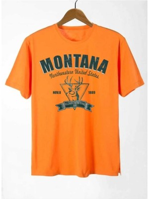 Baskılı Oversize Bisiklet Yaka Sweatşhirt