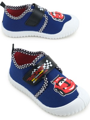 Gezer Yazlık Erkek Çocuk Rahat Taban Cırt Cırtlı Ayarlanabilir Keten Ev Okul Kreş Günlük Ayakkabı