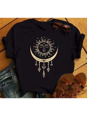 Malkoçbey El Baskılı Oversize Unisex O Yaka Swaetşhirt