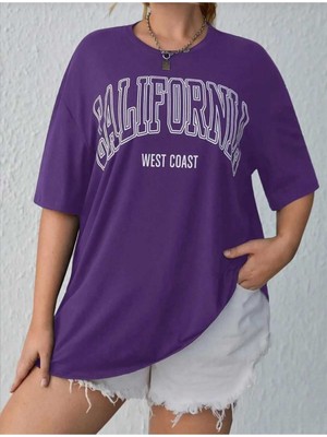 Malkoçbey  Holıday Baskılı Oversize Unisex Basic T-Shirt