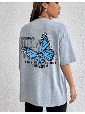 Malkoçbey Baskısız Oversize Unisex Basic T-Shirt