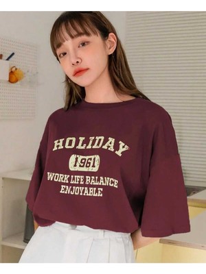 Malkoçbey Los Angeles Baskılı Oversize Unisex Basic T-Shirt