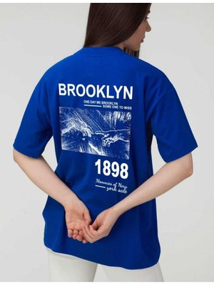 Malkoçbey Brokliyn Baskılı T-Shirt